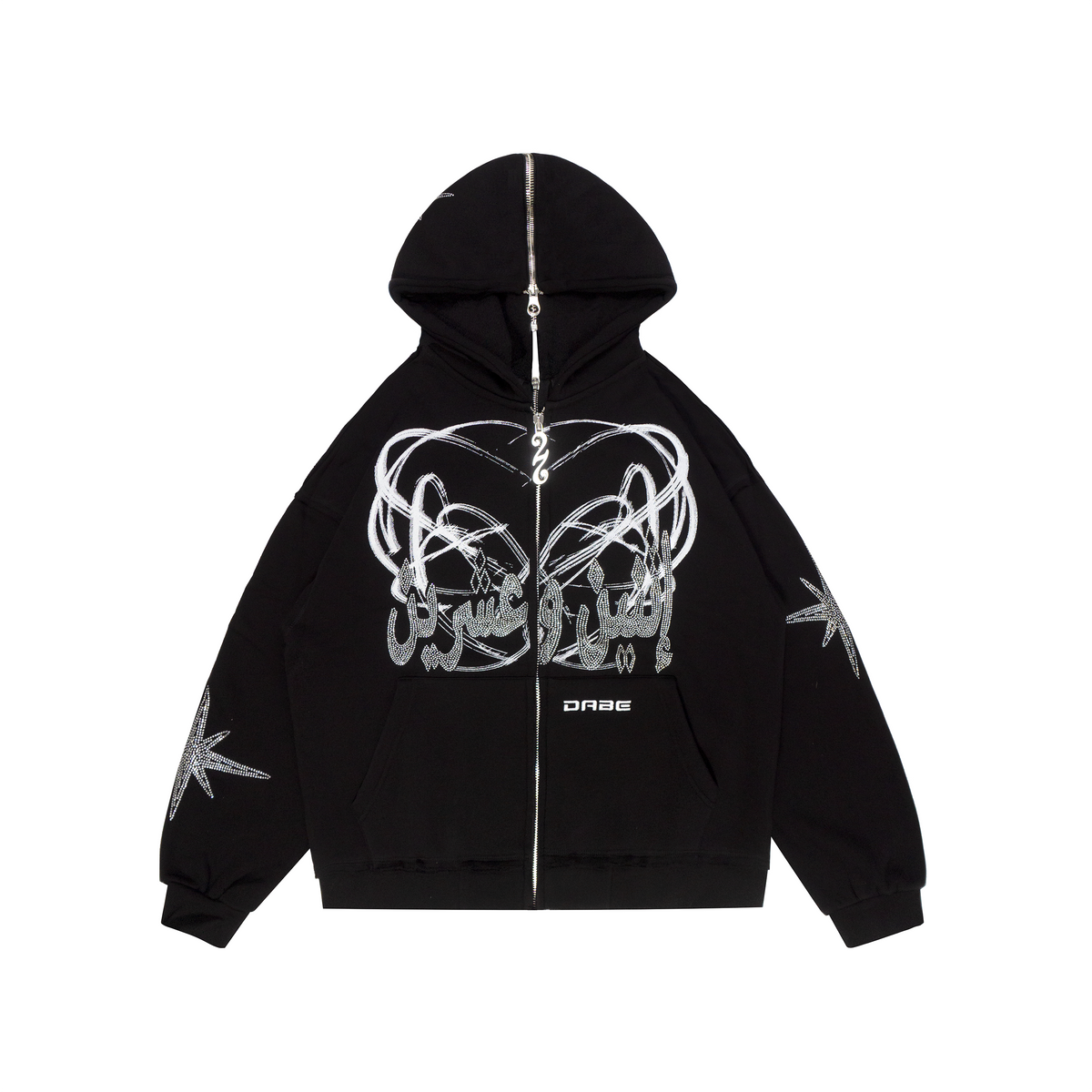 Zip Jacket Black Split Feature