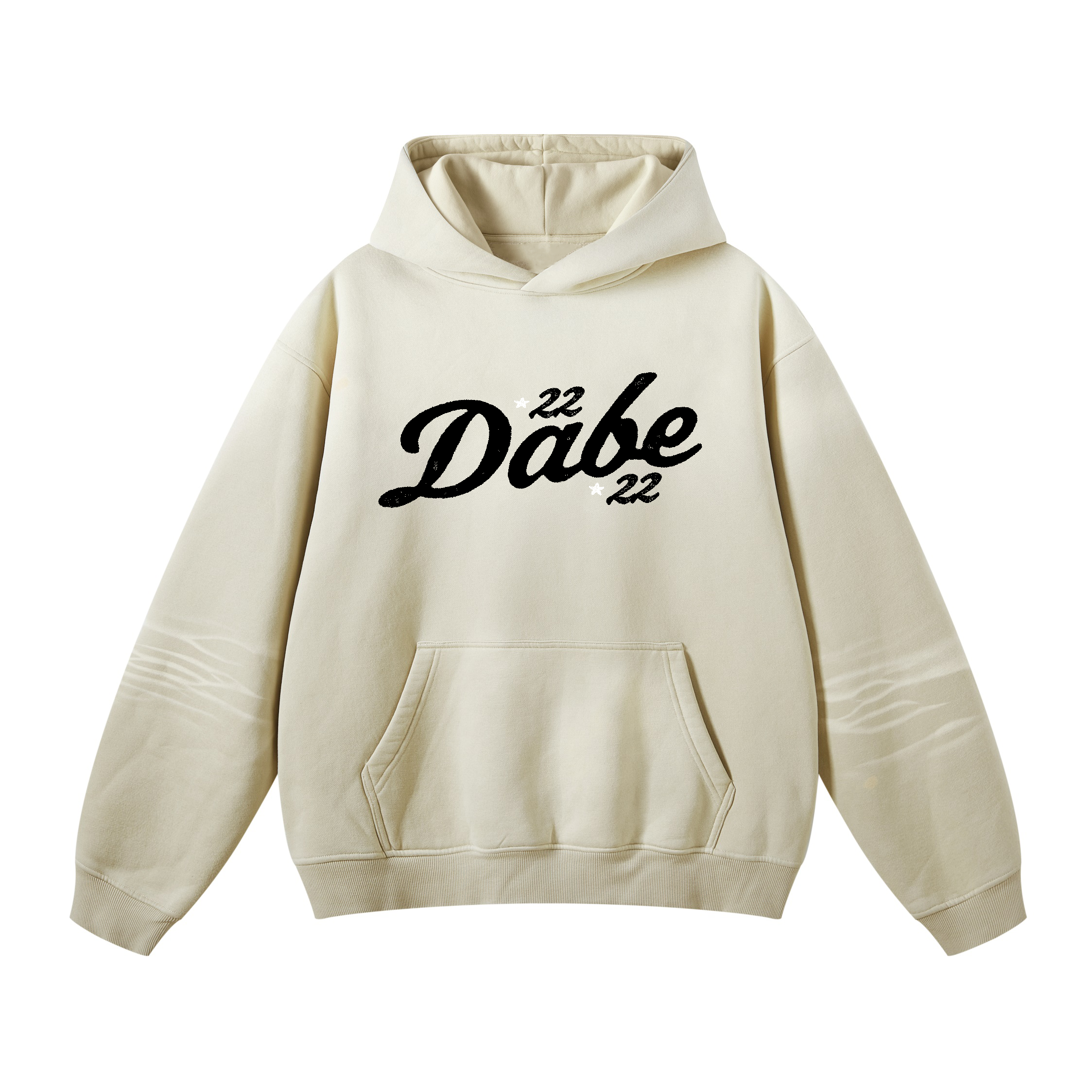 Hoodie Washed Beige 22DABE22