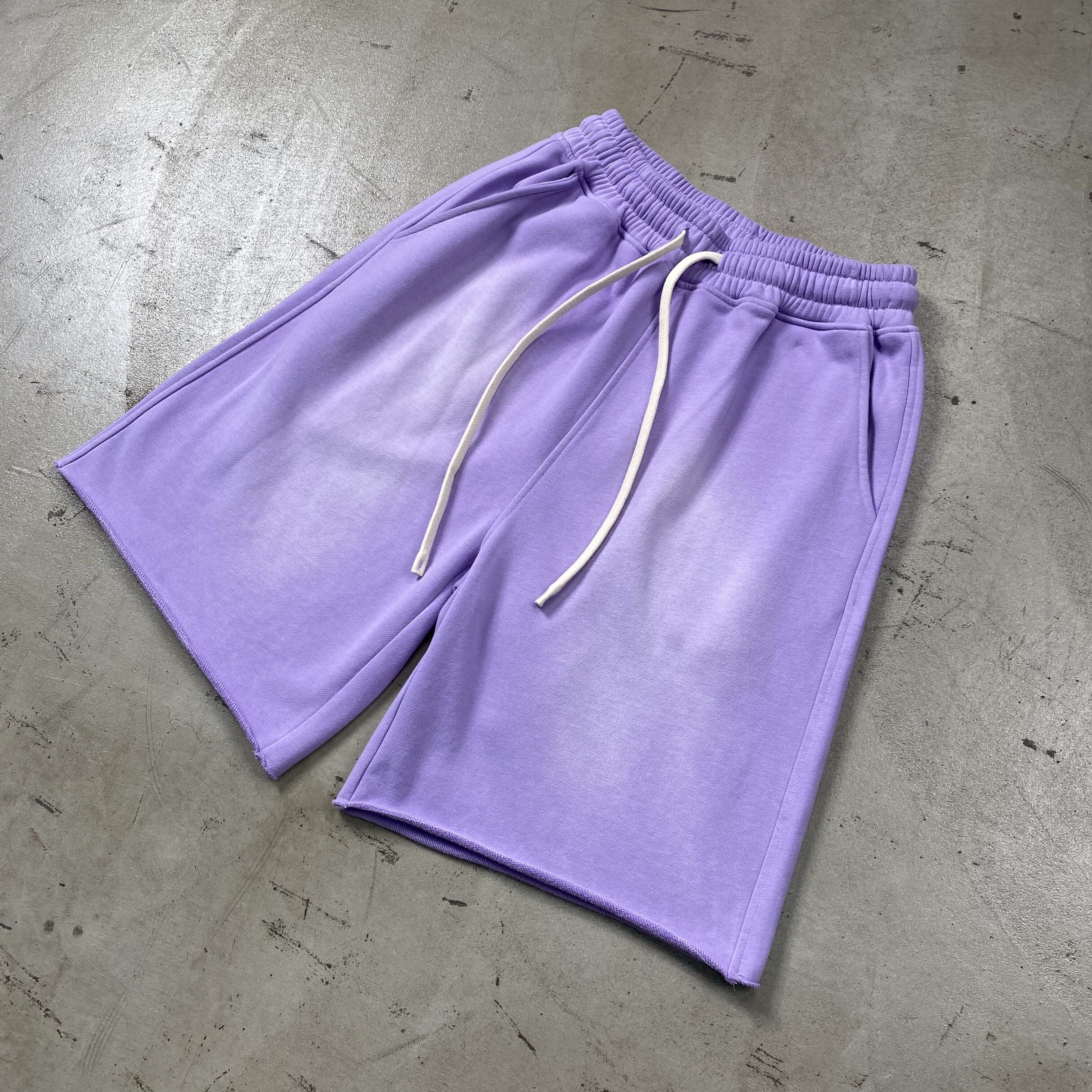 Short Premium Washed Basic Purple