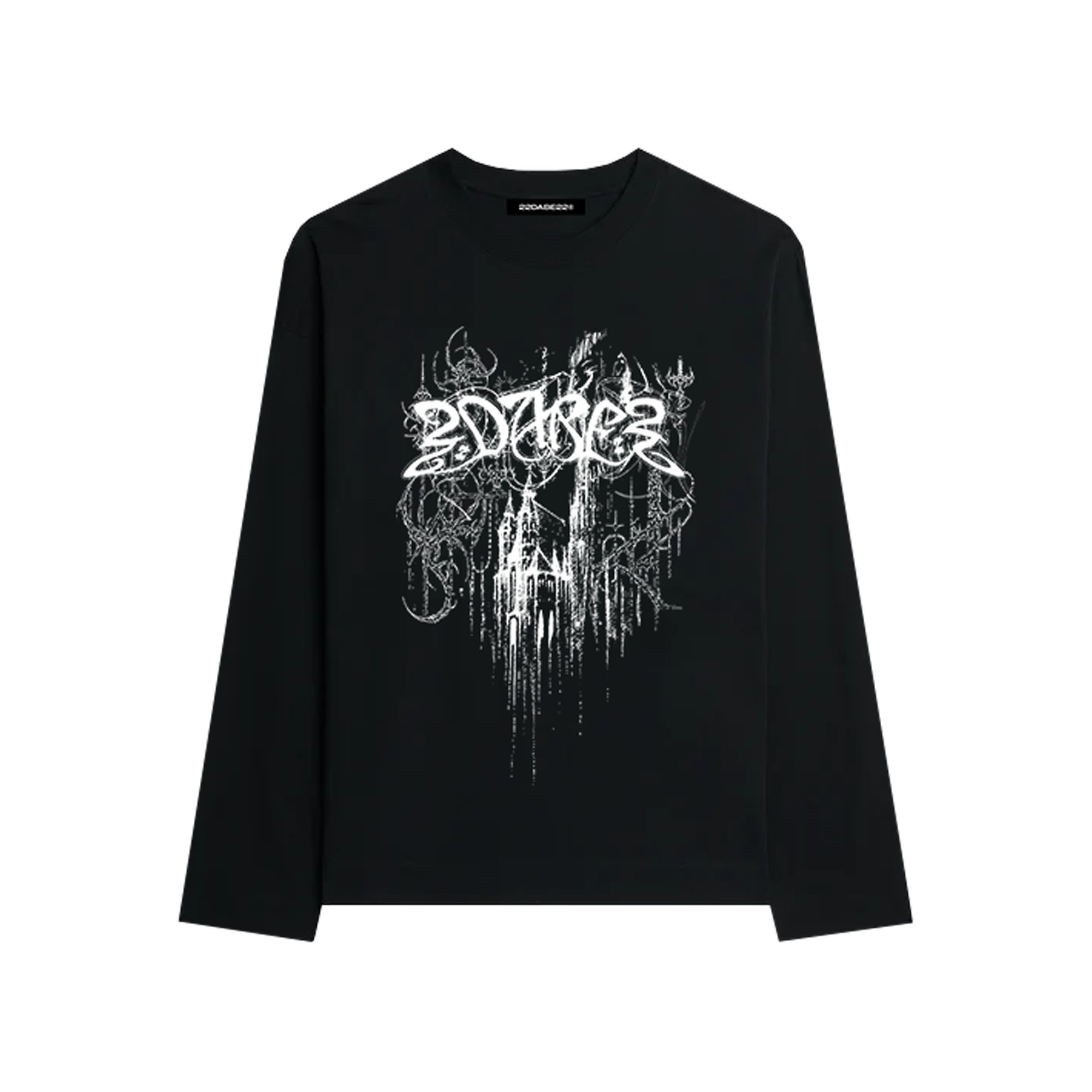 Longsleeve T-Shirt Black Castle