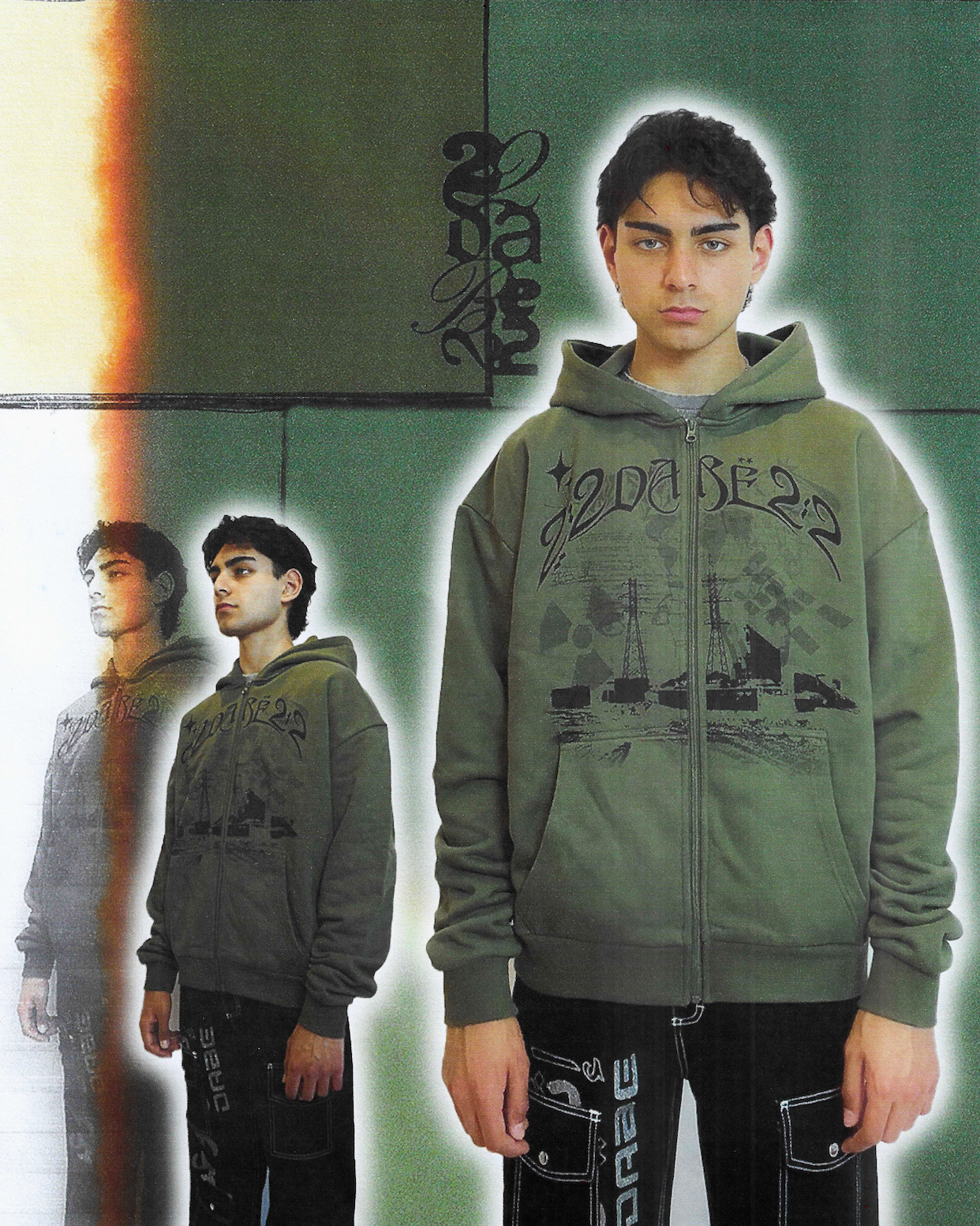 Zip Jacket Basic Atomic Design Olive