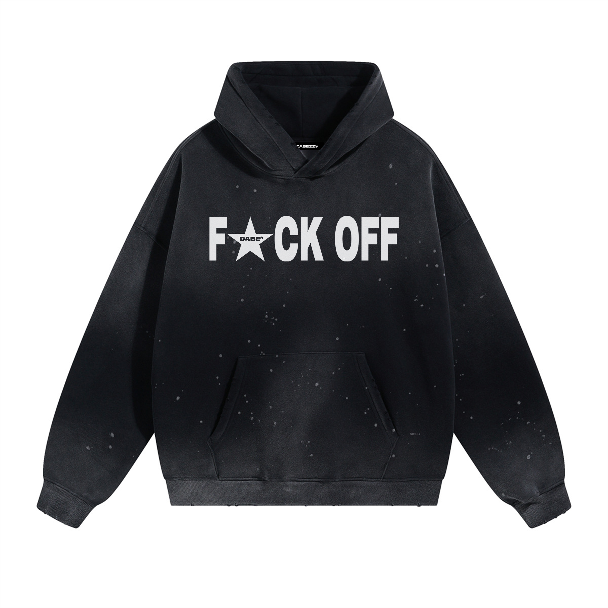 Hoodie F*UCK OFF by 22DABE22® Black