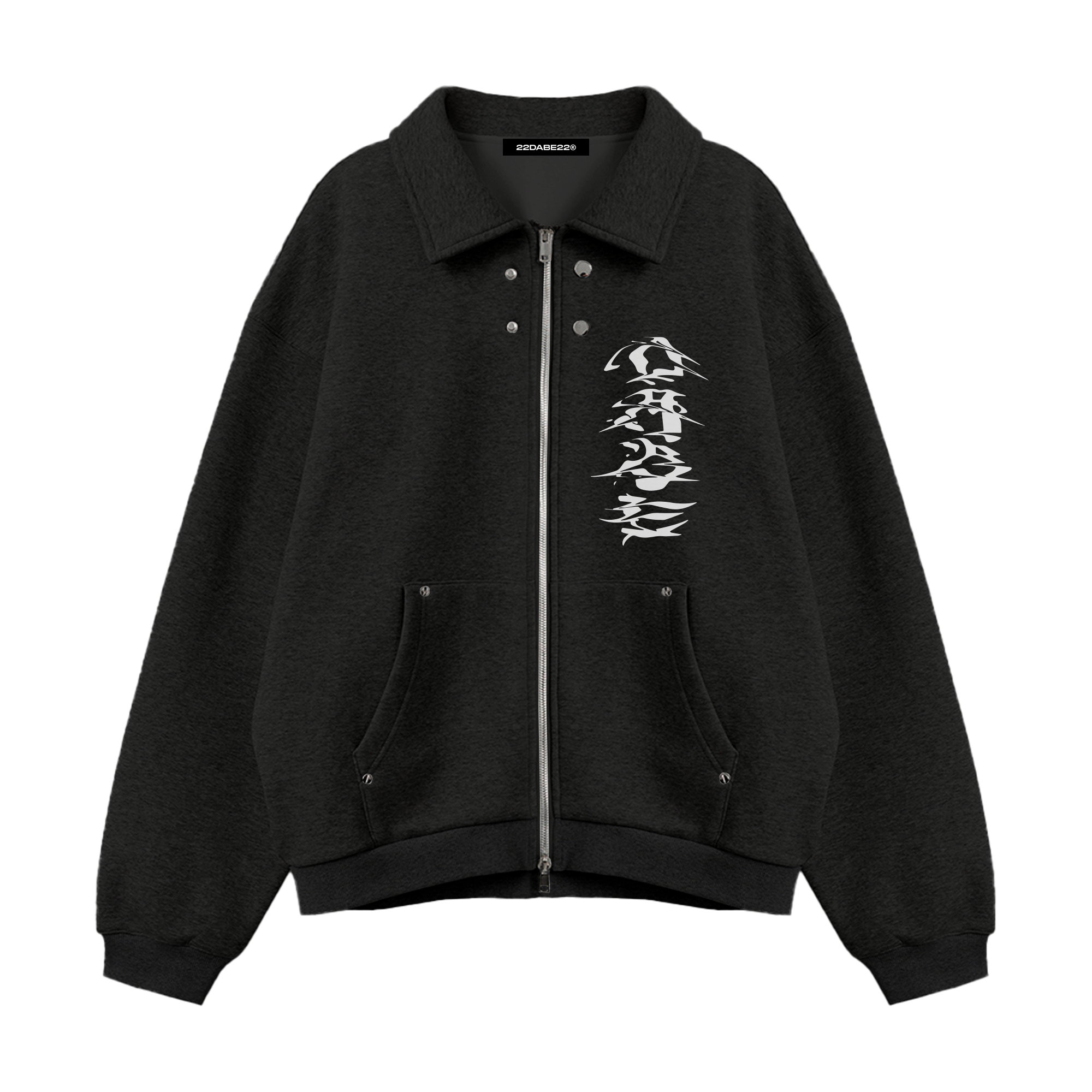 Zip Jacket Black by 22DABE22®