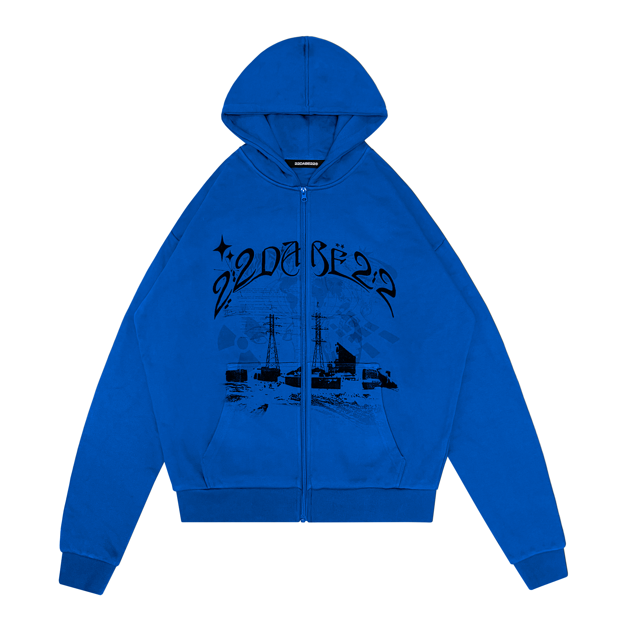 Zip Jacket Basic Atomic Design Royal Blue