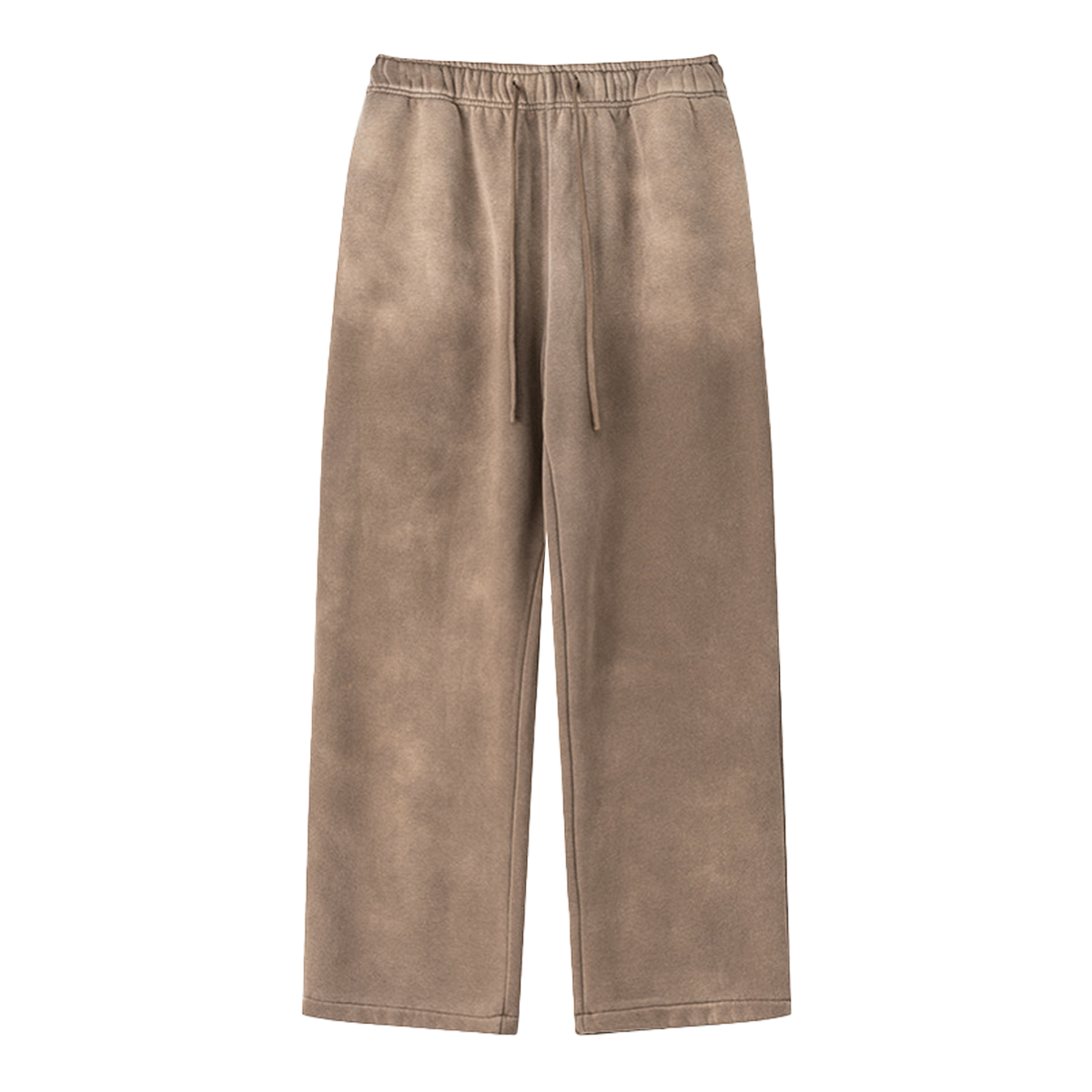 Open Leg Jogger Brown Basic