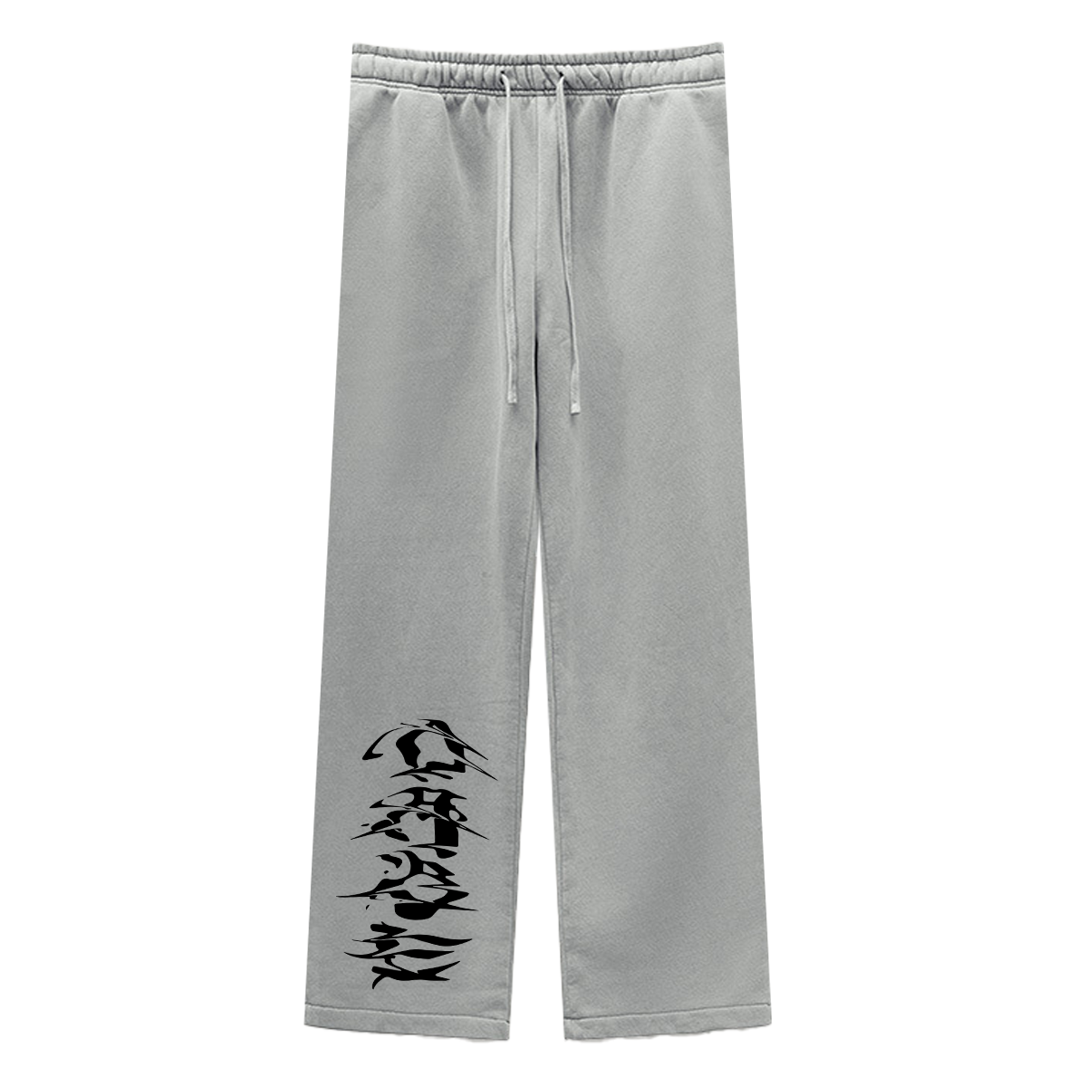 Open Leg Jogger Ash Grey