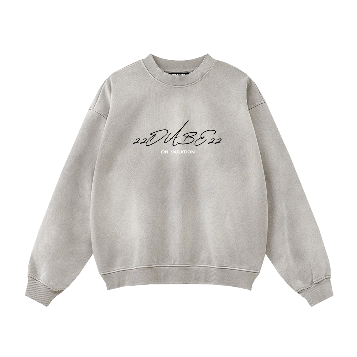 Pullover ''ON VACATION'' Light Grey