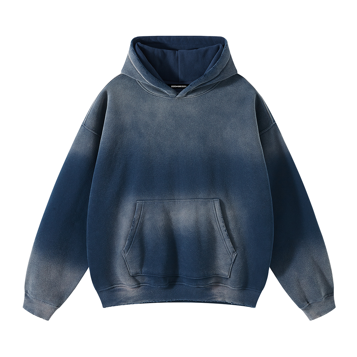 Hoodie Washed Basic Navy