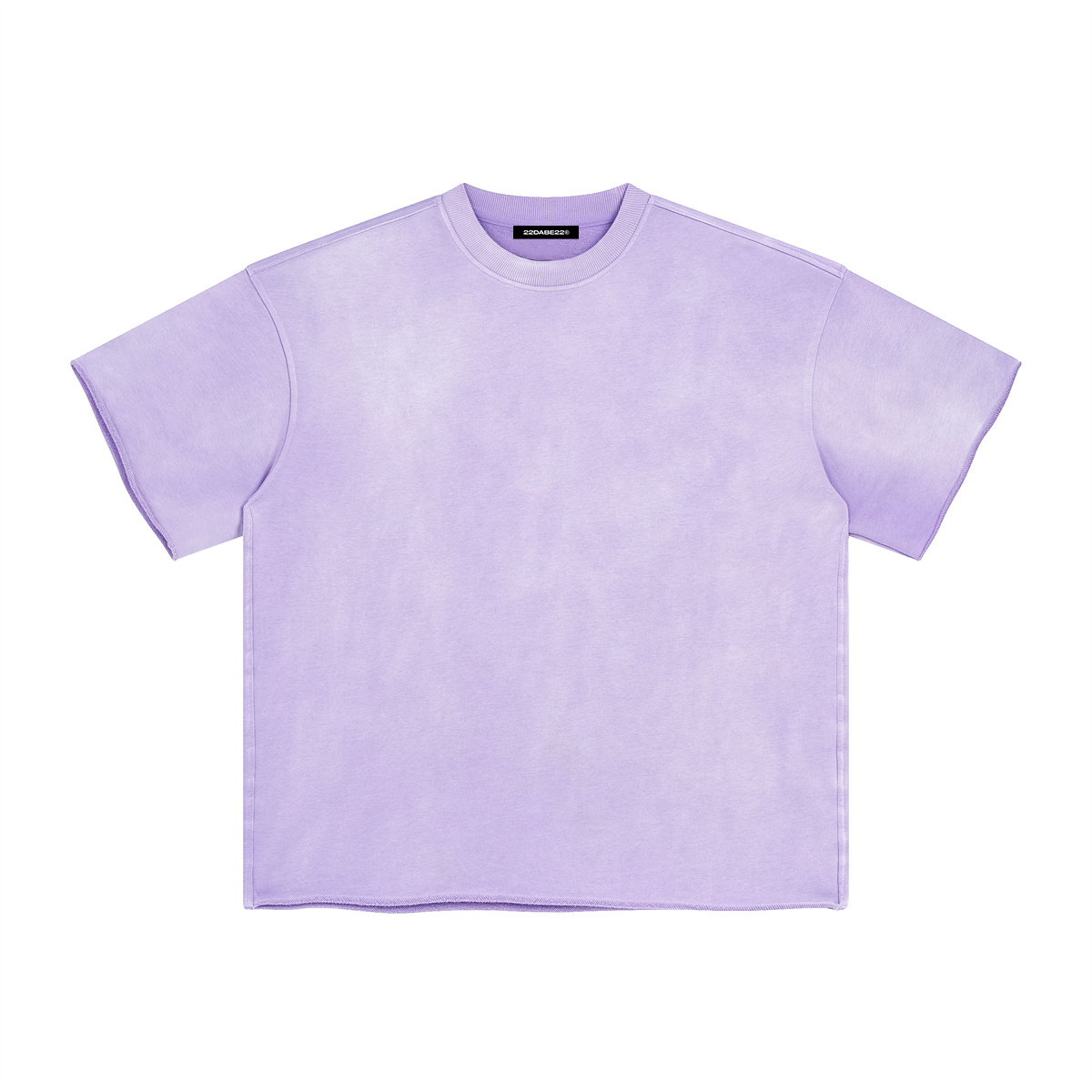 T-Shirt Premium Washed Basic Purple