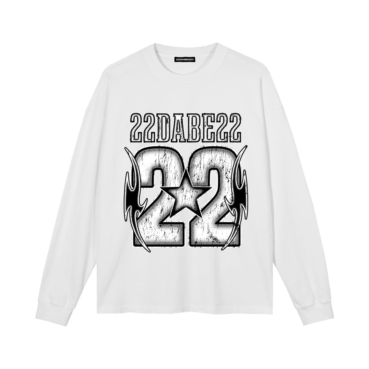 Longsleeve 22DABE22® White/Black